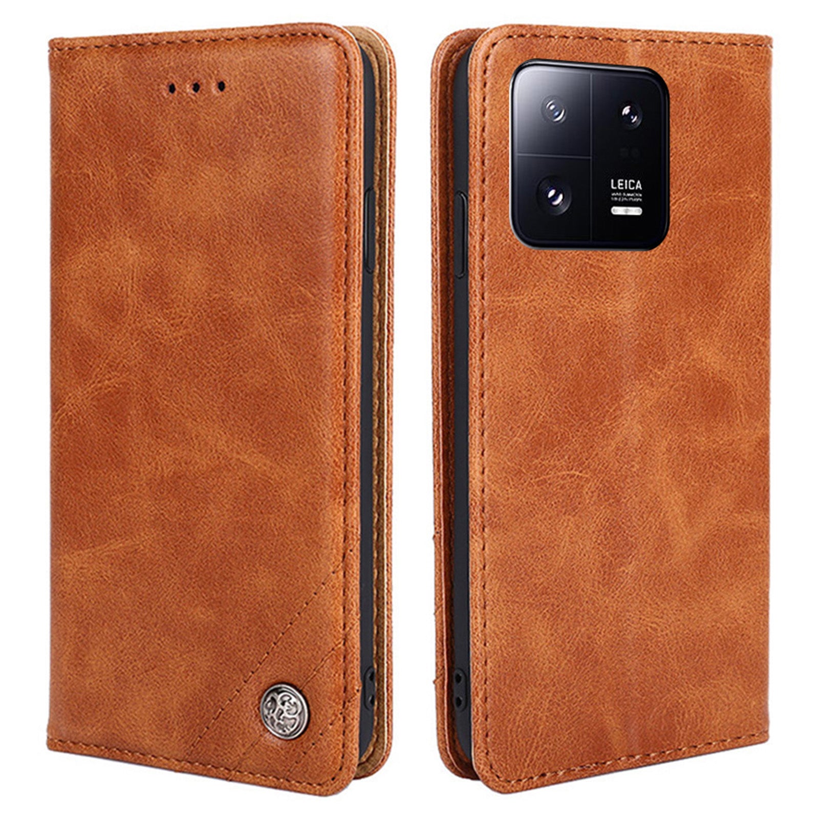 Triangle Stitching Line PU Leather Case for Xiaomi 13 Pro 5G Supporting Hands-free Stand Wallet Cell Phone Cover Triangle Stitching Line PU Leather Case for Xiaomi 13 Pro 5G Supporting Hands-free Stand Wallet Cell Phone Cover
